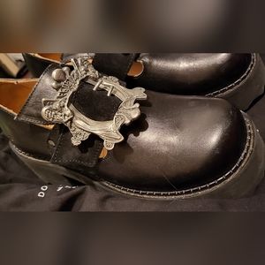 John Fluevog Buckled Platform Shoe